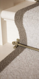 Handrails Direct Broadwell Aged Brass Stair Rods With Ball Finials - Pack Of 12 - For Carpet Runners - Cut To Size - thumbnail 1