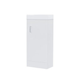 Nes Home Nanuya 400mm Cloakroom Vanity Basin Unit White - thumbnail 5