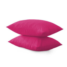 Bedlooms Hot Pink Free Plain Brushed Microfiber Pillowcase 50Cm X 75Cm, Soft Hypoallergenic Sofa Pillow And Bed Pillow, Set Of 2 - thumbnail 1