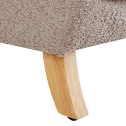 Wyld And Coco Taupe Bouclé Armchair For Children With Armrests - Modern Nursery Chair - thumbnail 8