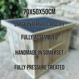 Bespoke Outdoor Wooden Outdoor Shoe Boot Box Black Ash - thumbnail 5