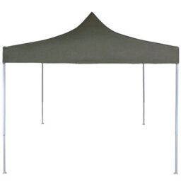 Walplus Professional Folding Party Tent Garden Gazebo Canopy 2X2 M Steel Anthracite - thumbnail 2