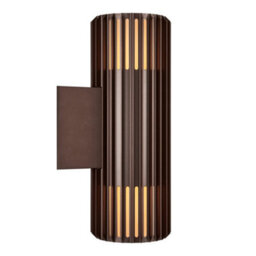 Nordlux Aludra Outdoor Aluminium Wall Light Coastal/marine Safe Brown,mains - thumbnail 3