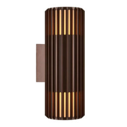 Nordlux Aludra Outdoor Aluminium Wall Light Coastal/marine Safe Brown,mains - thumbnail 5