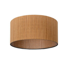 Lucide Magius Scandinavian Flush Ceiling Light 42Cm - 1Xe27 - Light Wood - thumbnail 3