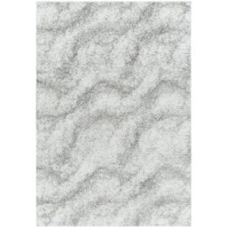 Livabliss Cloudy Shaggy-Solid Color Ivory Grey Plush Soft Pile Living Bedroom Rug 160 X 213 Cm Easy Care, Non Shedding - thumbnail 1