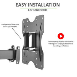 "Tech Art Full Motion Double Arm Tv Wall Mount Bracket 26"" To 43""" - thumbnail 5