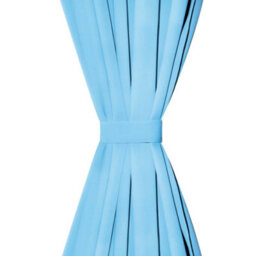 Berkfield Blackout Curtain With Metal Eyelets 270X245 Cm Turquoise - thumbnail 4
