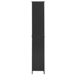 Sobuy Frg236-Dg,freestanding Bathroom Storage Cabinet With 2 Doors Drawer And Open Shelf Narrow Furniture For Toilet,grey - thumbnail 9