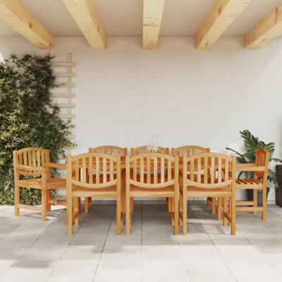 Berkfield Garden Chairs 8 Pcs 58X59X88 Cm Solid Wood Teak - image 1