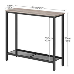 Console Table Entryway Table Greige Sofa Table Side Table - thumbnail 2