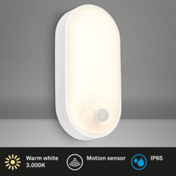 Briloner Outdoor Led Wall Lamp Safety Light Motion Sensor Ip65 Waterproof White - thumbnail 2