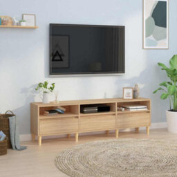 Berkfield Classic Tv Cabinet Sonoma Oak 150X30X44.5 Cm Engineered Wood - thumbnail 2