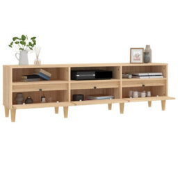 Berkfield Classic Tv Cabinet Sonoma Oak 150X30X44.5 Cm Engineered Wood - thumbnail 5