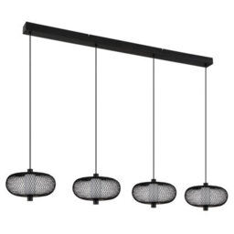Luminosa Lighting Luminosa Astari Bar Pendant Ceiling Light Matt Black Led 2700K - thumbnail 2