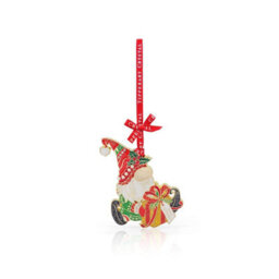 Tipperary Crystal Sparkle Gonk Hanging Ornament - Metal Christmas Decoration With Red Ribbon, Gift Box - thumbnail 1