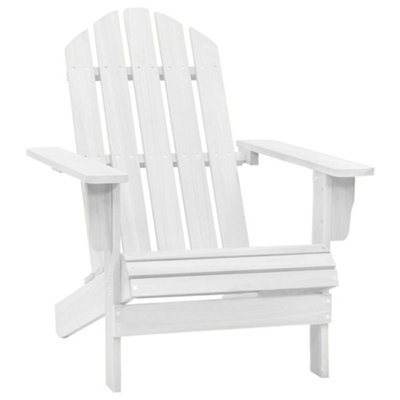 Walplus Elegant Garden Chair Wood White - image 1