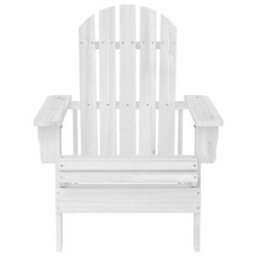 Walplus Elegant Garden Chair Wood White - thumbnail 2