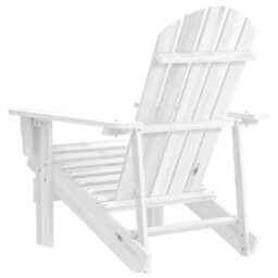 Walplus Elegant Garden Chair Wood White - thumbnail 4