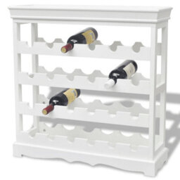 Vidaxl Wine Cabinet Abreu White Wine Racks - thumbnail 6