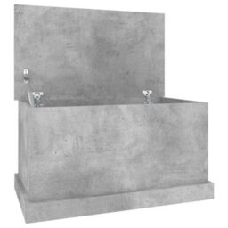 Vidaxl Storage Box Concrete Grey 70X40X38 Cm Engineered Wood