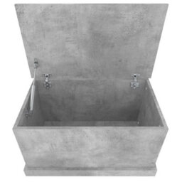 Vidaxl Storage Box Concrete Grey 70X40X38 Cm Engineered Wood - thumbnail 8