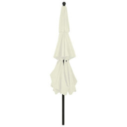 Berkfield Harmful 3-Tier Parasol With Aluminium Pole Sand 3.5 M - thumbnail 4