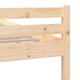 Berkfield Bed Frame Solid Wood 135X190 Cm Double - thumbnail 7