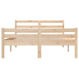 Berkfield Bed Frame Solid Wood 135X190 Cm Double - thumbnail 5