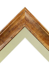 Frames By Post Scandi Gold Frame With Light Grey Mount For Image Size 6 X 4 Inch - thumbnail 5