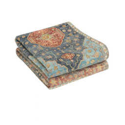 Decoranddecor Area Rugs, Living Room Rugs, Washable Rugs, 160X230Cm, Non-Slip, Pet Friendly, Low Pile, Persian Rug - Avenza - thumbnail 7