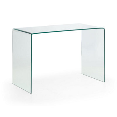 Oakham Signature Montrose Desk In Clear Glass - image 1