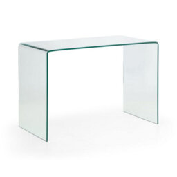 Oakham Signature Montrose Desk In Clear Glass