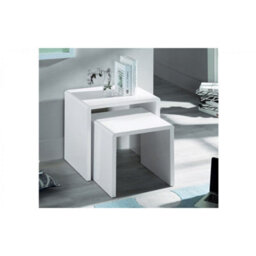 Ashfield White High Gloss Nest Of Tables