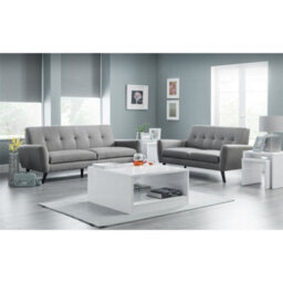 Ashfield White High Gloss Nest Of Tables - thumbnail 2