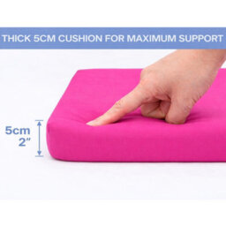 House Of Home Outdoor Bench Cushion Fuchsia 2 Seater 108Cm - thumbnail 3