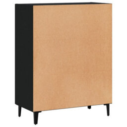Berkfield Sideboard Black 69.5X34X90 Cm Engineered Wood - thumbnail 8