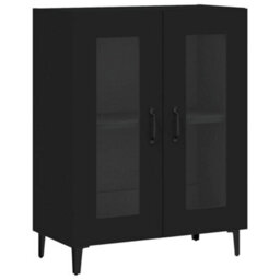 Berkfield Sideboard Black 69.5X34X90 Cm Engineered Wood - thumbnail 2