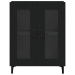 Berkfield Sideboard Black 69.5X34X90 Cm Engineered Wood - thumbnail 6