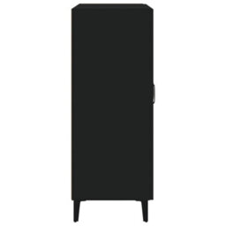 Berkfield Sideboard Black 69.5X34X90 Cm Engineered Wood - thumbnail 7