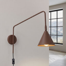 Sollux Lighting Nox Steel Brown 1 Lights Modern Wall Lamps - thumbnail 3
