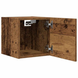 Walplus Wall Mounted Tv Cabinet Smoked Oak 30.5X30X30 Cm - thumbnail 5