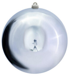 Christmas Tree World 25Cm Silver Bauble Set Shiny/matt (4 Pc) - thumbnail 5