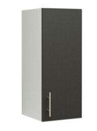 Jd Greta Kitchen Wall Unit 300mm Storage Cabinet With Doors And Shelf 30Cm - Dark Grey Matt - thumbnail 1