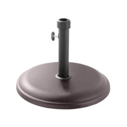 A-Mir 16Kg Round Parasol Base - Polycrete - H31.5 X W45 X L48 Cm - Brown - thumbnail 2