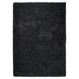 "Bravich Charcoal Thick Shaggy Rug - California - 80X150Cm (2'8""x5')" - thumbnail 2