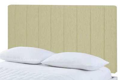 "Adore Designs Portland Chenille 6Ft Super King 20"" Headboard - Cream"