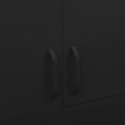 Vidaxl Wardrobe Black 90X50X180 Cm Steel - thumbnail 7