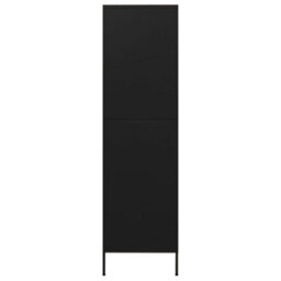 Vidaxl Wardrobe Black 90X50X180 Cm Steel - thumbnail 4
