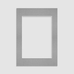 Ak Frames A1 Silver Picture Mounts To Fit A2 Aperture Size - Mount Board Only (No Frame Included)